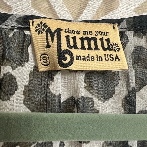 Show Me Your Mumu Sheer Leopard Print Women's Tunic - Picture 3 of 5